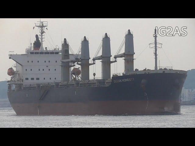 Shipspotting Japan - MV OCEAN HONESTY バラ積み船 Bulk carrier 2019NOV