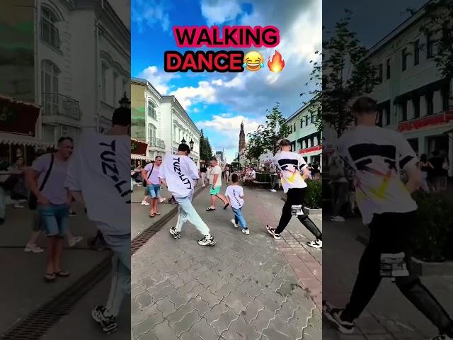 WALKING DANCE SHUFFLE TRENDS VIDEOKAZANAWESOME