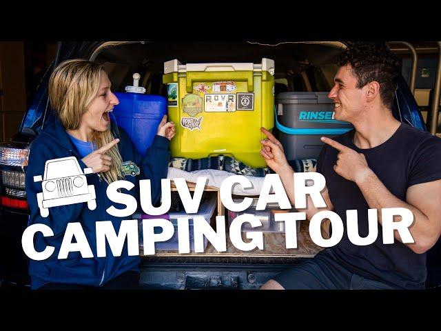 CAR CAMPING SET UP TOUR | REMOVABLE BED, STORAGE & ACCESSORIES | The Lovers Passport