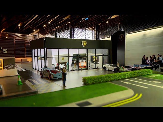 Lamborghini Car Showroom by Gfans 1/64 Diorama | Hotwheels Diorama