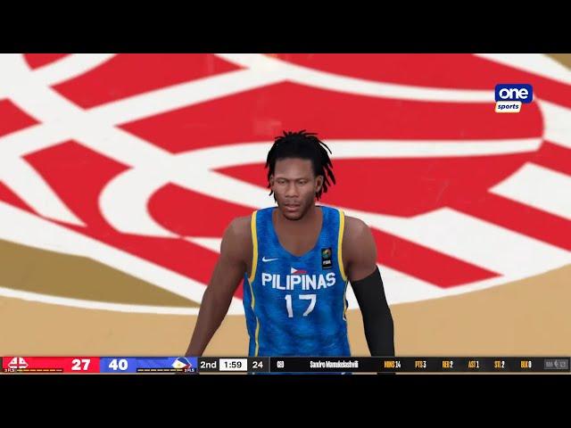 NBA 2K24 Live Simulation! Gilas Pilipinas vs Georgia | FIBA Olympic Qualifying Tournament 2024