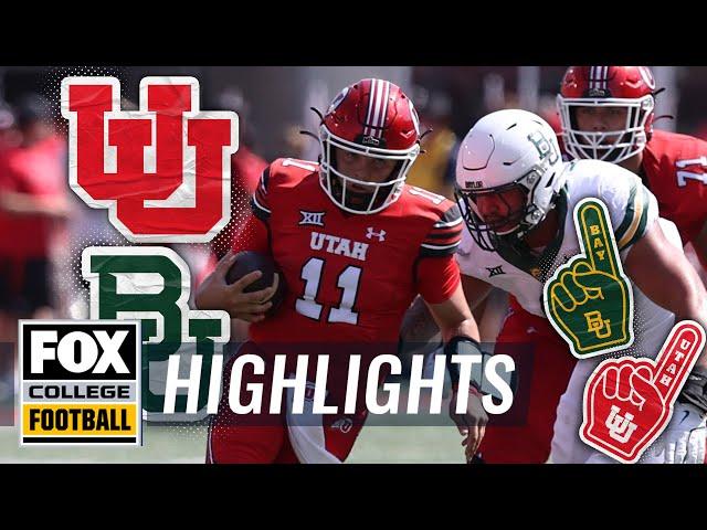 No. 11 Utah Utes vs. Baylor Bears Highlights | FOX College Football