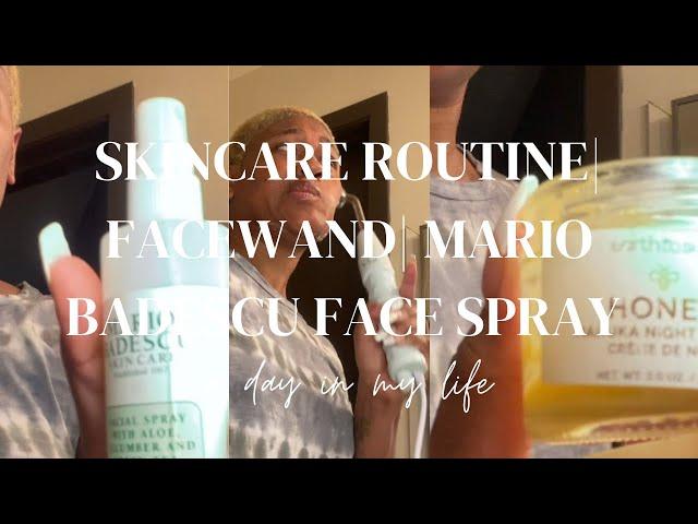 Skincare Routine| Nuderma Face Wand| Mario Bedescu Spray| Earth to Skin Honey Cream| Home Facial|