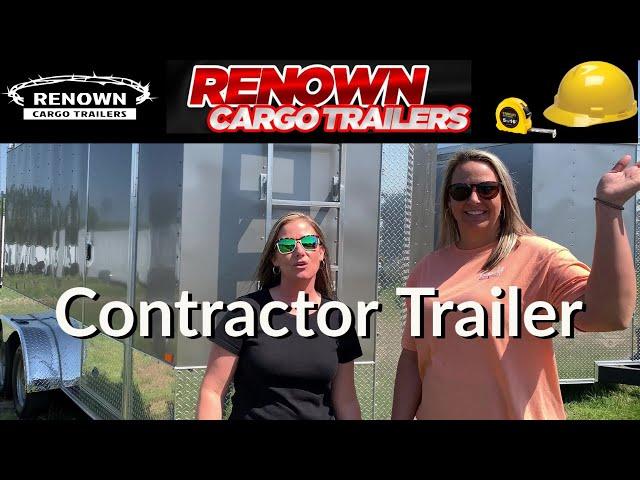 Contractor Trailer | Enclosed Work Trailer | Construction Trailer