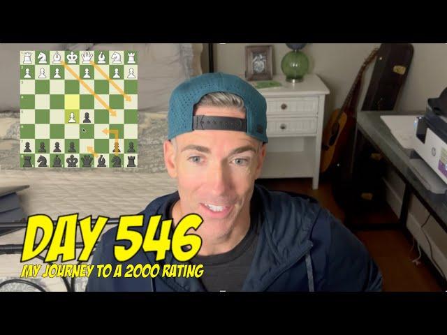 Day 546: Playing chess every day until I reach a 2000 rating