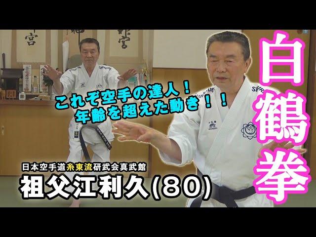 【80歳現役空手家！】空手の源流「白鶴拳」“円熟すぎる”形と分解　糸東流・祖父江利久師範　Shito-ryu Karate  Fujian White Crane by Sofue Toshihisa