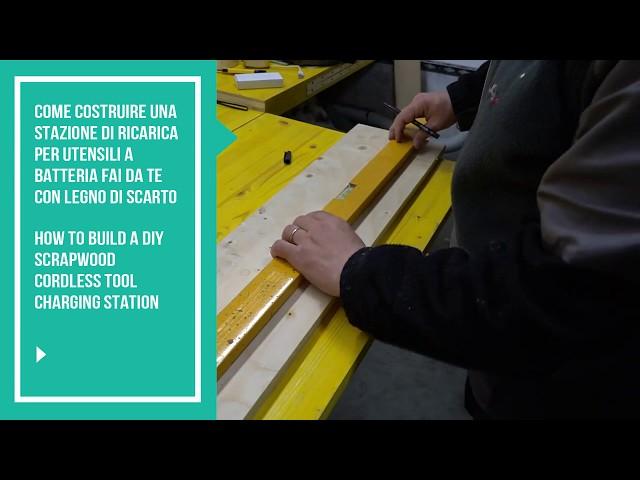 Costruire stazione di ricarica utensili cordless Built DIY scrapwood cordless tools charging station
