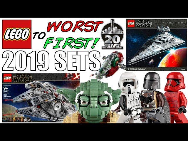 LEGO Worst To First | ALL LEGO Star Wars 2019 Sets!