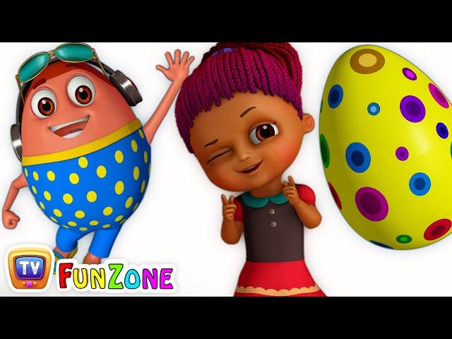 Surprise Eggs Gumball Machine Ball Pit Show for Kids | Learn YELLOW Colour | ChuChuTV Funzone 3D