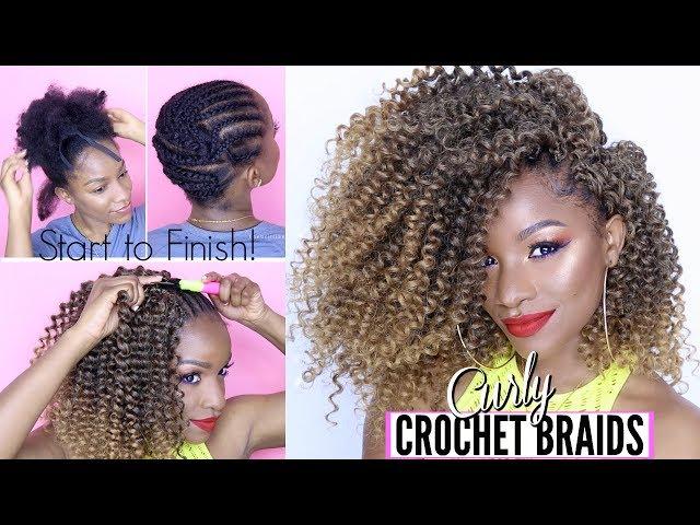 How-To: CURLY CROCHET BRAIDS from Start to Finish! Under $20