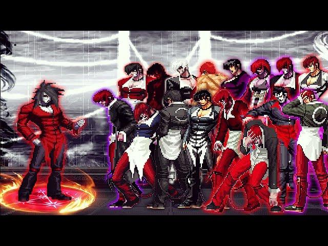 [KOF Mugen] Remus Vs Ultimate Iori Yagami Team Vs 1 Vs 16