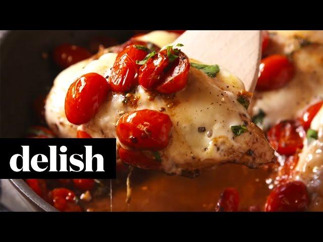 How To Make Caprese Chicken | Delish