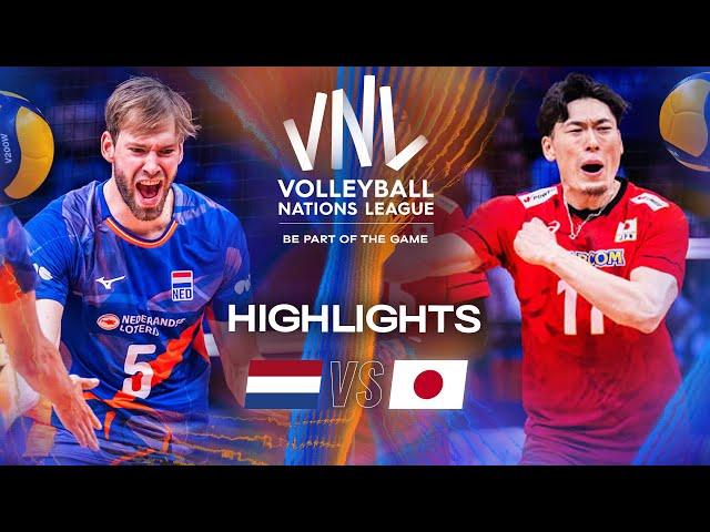 Netherlands  vs. Japan  - Highlights | Week 1 | Men's VNL 2025