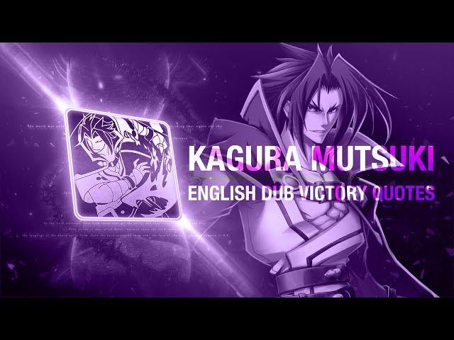 BBCF | All Kagura Mutsuki Victory Quotes English Dub