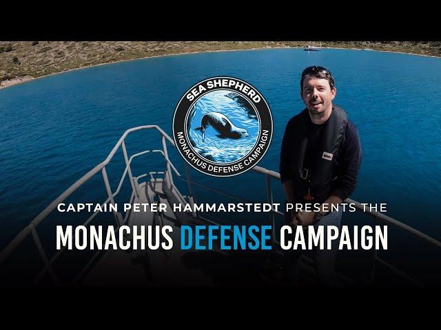 Captain Peter Hammarstedt present the Monachus Defense Campaign