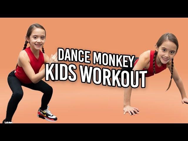 8 Year Old Leads TABATA Workout For Kids 