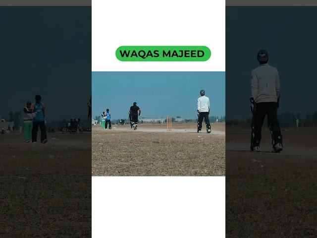 Waqas Majeed's Fierce Cut Shot - Cracking Four!