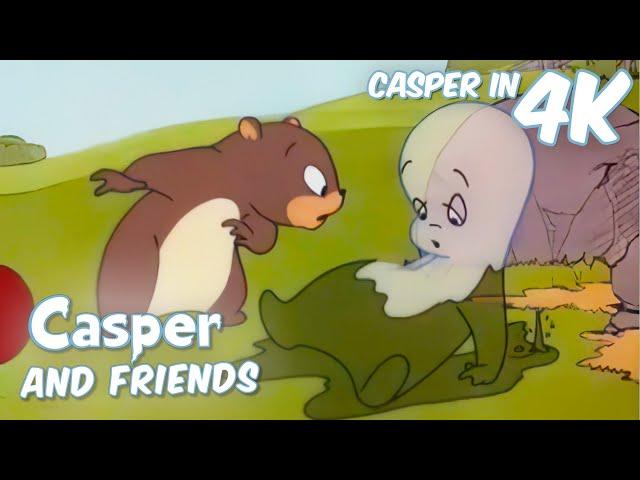 Casper The Colour Changing Ghost  | Casper and Friends in 4K | 1.5 Hour Compilation | Cartoon