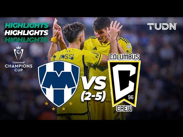 HIGHLIGHTS | Monterrey (2)vs(5) Columbus Crew | CONCACHAMPIONS 2024 | TUDN