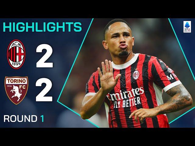 MILAN-TORINO 2-2 | HIGHLIGHTS | Rossoneri come back from behind to avoid defeat | Serie A 2024/25