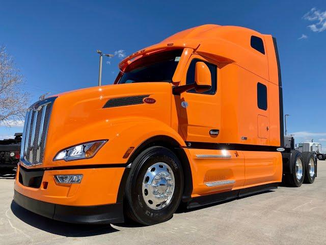 2023 Peterbilt 579 Ultra-Loft in Omaha Orange!