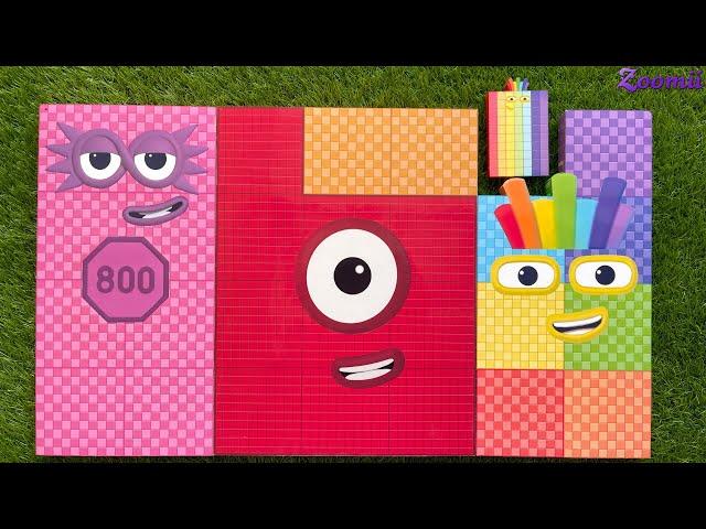 Looking for Numberblocks Puzzle Tetris NEW 1200 Space ASMR - Numberblocks Satisfying Video #84