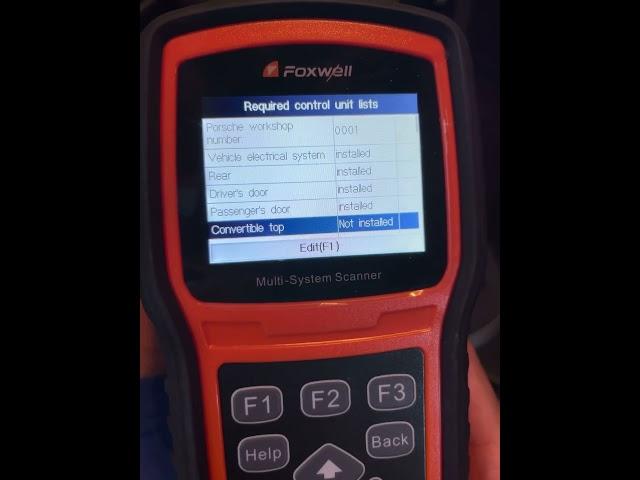 997 Bucket Seat Coding with Foxwell NT530