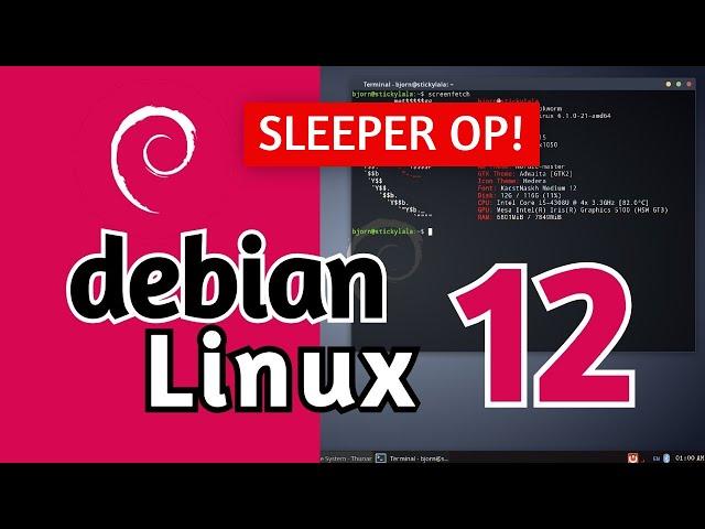 Debian Linux 12 Bookworm ! With XFCE Quick Look