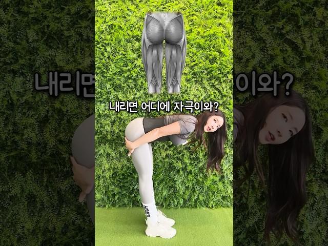 딱1분, 엉밑살 없애는 최고의 운동 [원레그데드리프트 꿀팁]