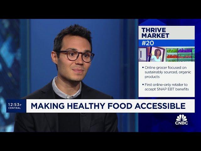 Disruptor 50: How Thrive Market uses AI to innovate the direct-to-consumer grocery space