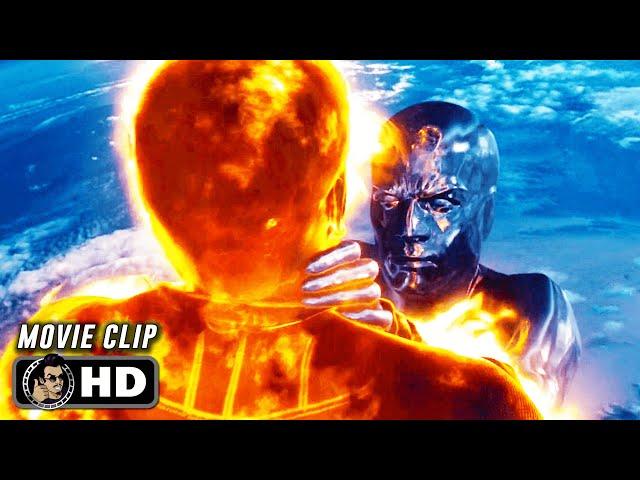 FANTASTIC 4: RISE OF THE SILVER SURFER Clip - "Human Torch vs. The Silver Surfer" (2007)