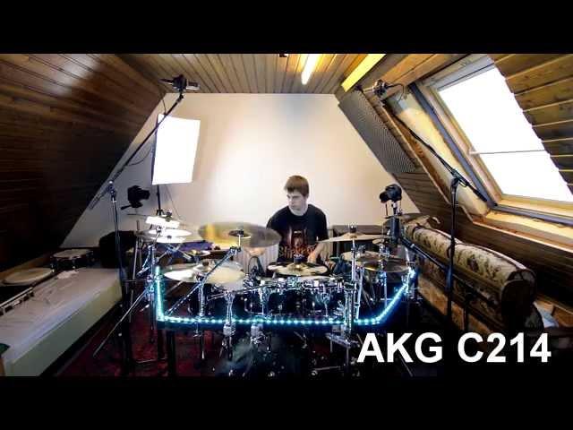 Overhead Mic Comparison AKG C214 vs Rode NT5