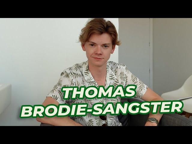 Thomas Brodie-Sangster talks about Newtmas, the cast of The Maze Runner and The Queen's Gambit.