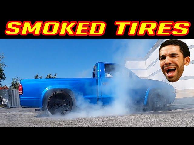 DODGE DAKOTA R/T BURNOUT | BOOSTED VLOG