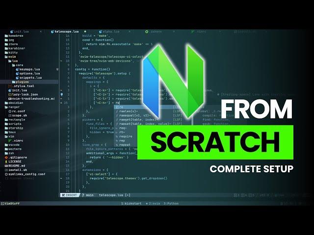 Full Neovim Setup from Scratch in 2025
