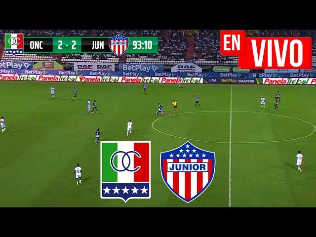  ONCE CALDAS VS JUNIOR PARTIDO DE HOY EN VIVO / CUADRANGULARES LIGA BETPLAY DIMAYOR II 2024