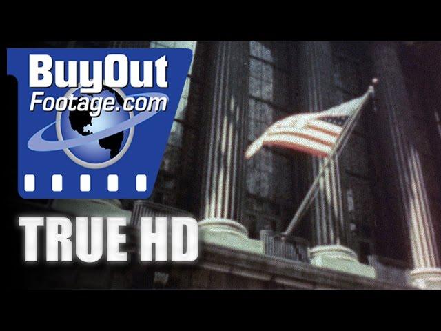 HD Historic Stock Footage NEW YORK CITY | WALL STREET 1950s