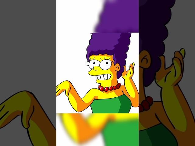 How to Draw Marge Simpson | The Simpsons Drawing #shorts #drawing #art #thesimpsons #painting