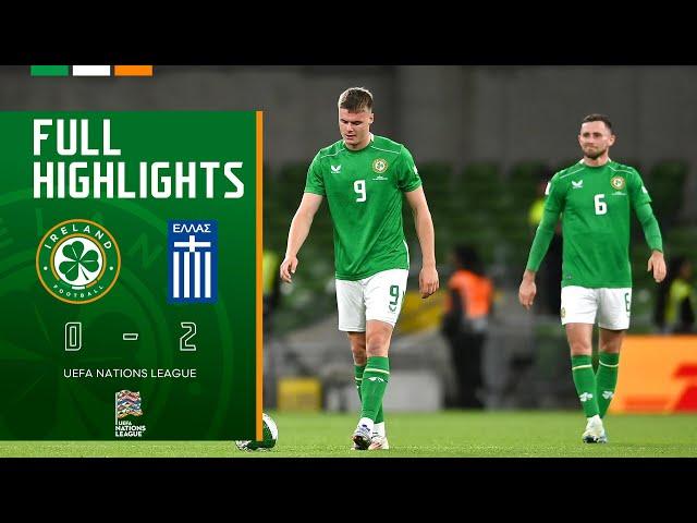 HIGHLIGHTS | Ireland 0-2 Greece | UEFA Nations League