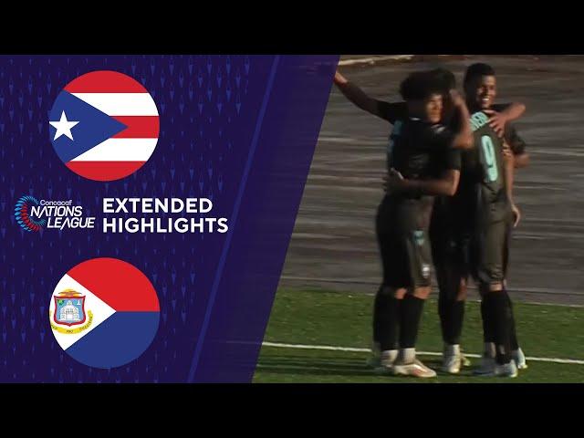 Puerto Rico vs. Sint Maarten: Extended Highlights | CONCACAF Nations League | CBS Sports Golazo