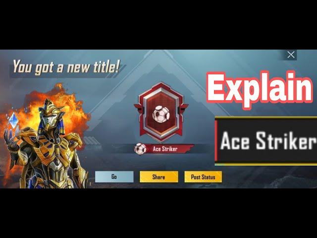 How to get very easy PUBG mobile new title Ace Striker |Pubg New Title | Dum Pubg