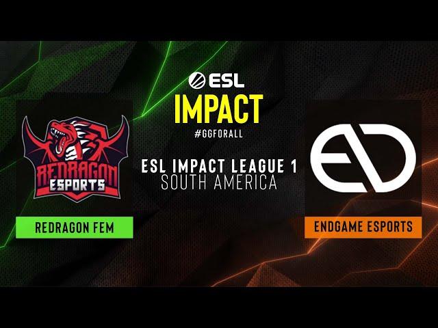 EndGame Esports vs Redragon Fem - Map 2 [Dust2] - ESL Impact League S1 - Group B - SA