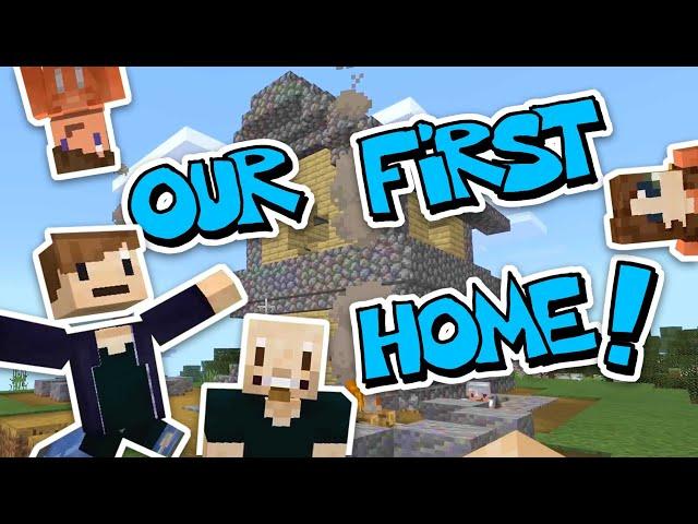 Episode 1: Our first homes in Minecraft!