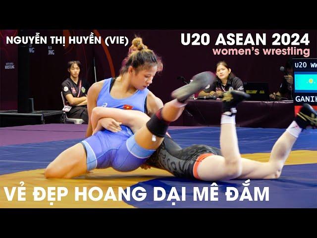  NGUYEN Thi Huyen (VIE) vs GANIKYZY L. (KAZ) WOMEN'S WRESTLING U20 ASIAN CHAMPIONSHIPS 2024