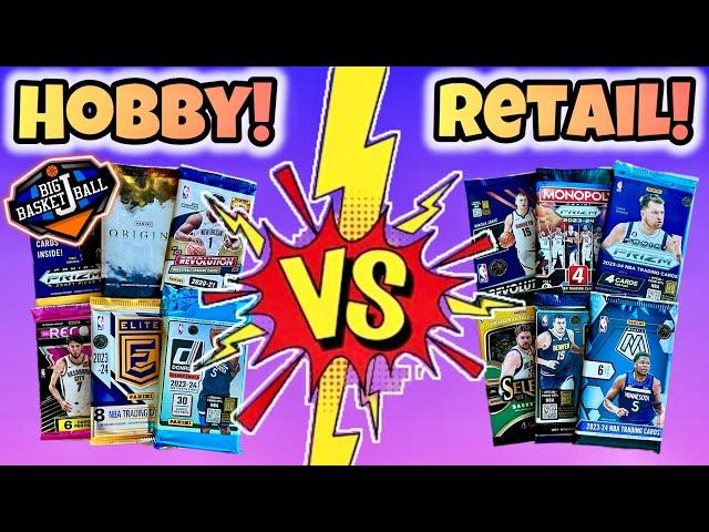 *HOBBY vs RETAIL!* Ripping 30 NBA Basketball Packs  Tons of Wemby RCs & NICE Prospect Auto!