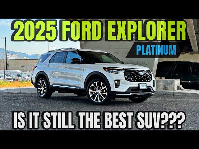 Refreshed 2025 Ford Explorer Platinum: Check Out The New Interior And Unique Features!