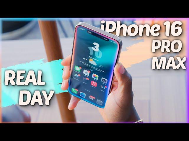 iPhone 16 Pro Max - Real Day in the Life Review!