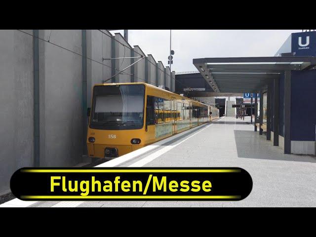 Stadtbahn Station Flughafen/Messe - Stuttgart  - Walkthrough 