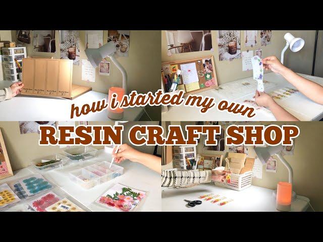 How I Started My Own Resin Craft Shop | Initial Capital, Materials, Packaging, & Online Shop