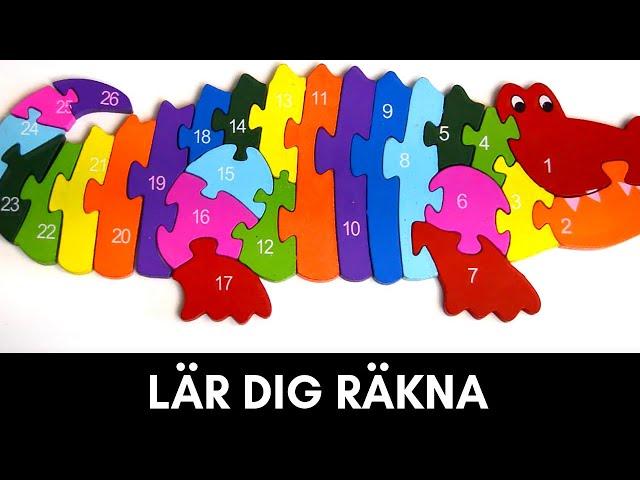 Lär Dig Räkna från 1-26 | Siffror | Lek med Barnens ABC | Utbildande Barnprogram